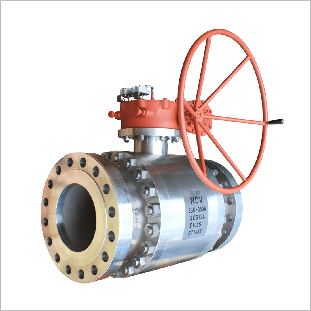 High pressure/large bore size ball valve: E(K)100S type